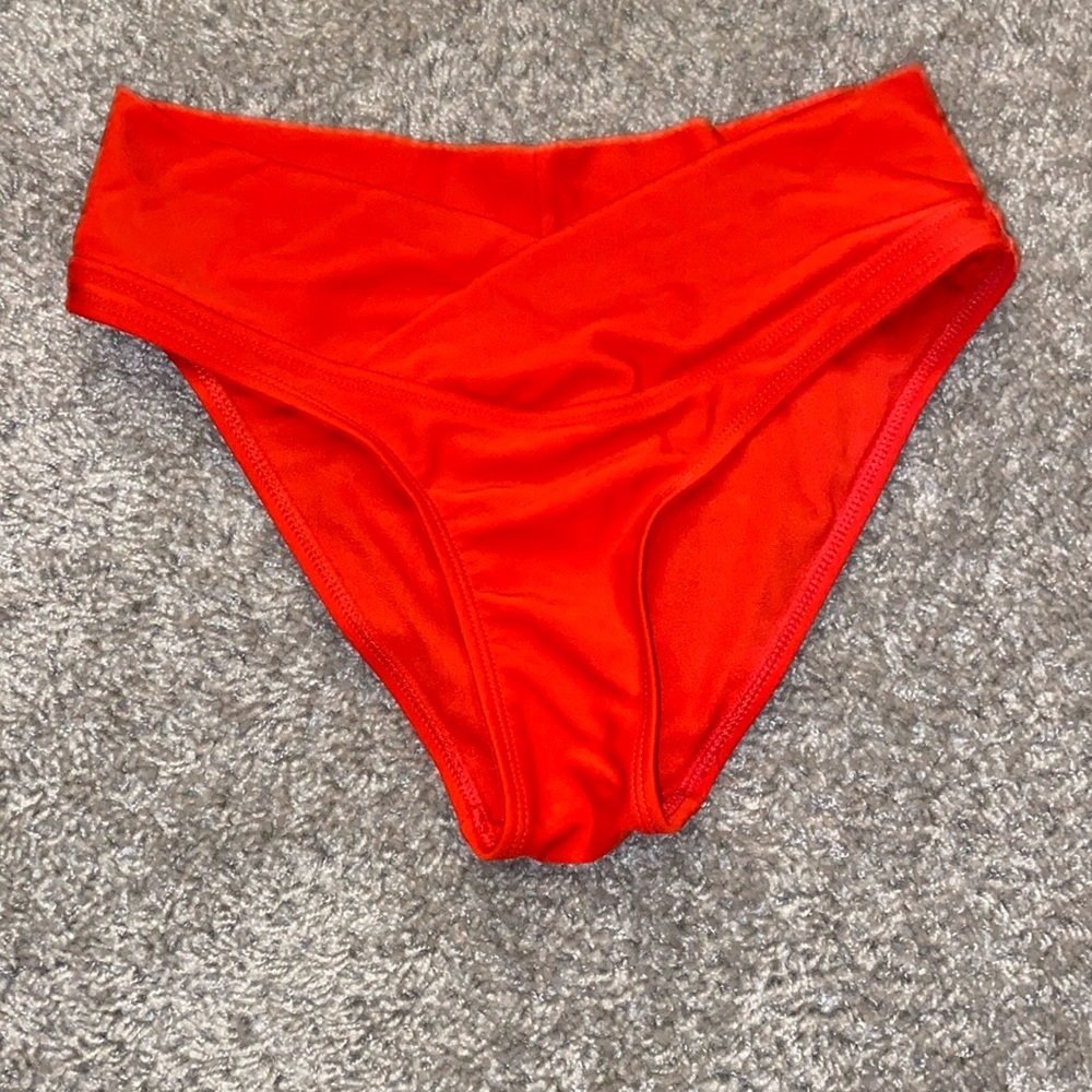 Target Red Crossover Swim Bottoms